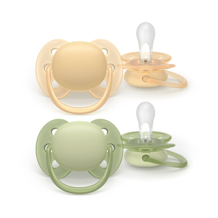 Produse nou-nascut - PHILIPS SCF091/45 Avent Ultra Soft, suzeta, 6 - 18 luni, 2 buc