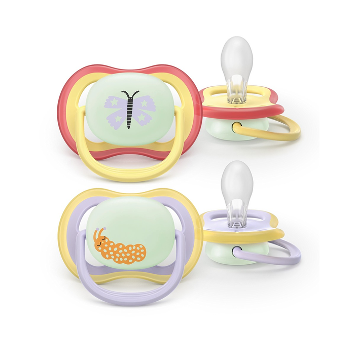 Produse nou-nascut - PHILIPS SCF376/25 Avent Ultra Air, suzeta, 0 - 6 luni, 2 buc