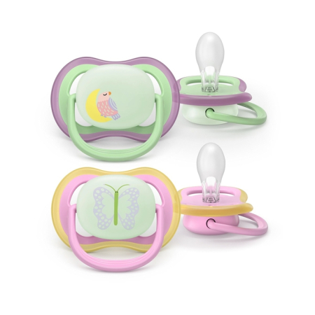 Produse nou-nascut - PHILIPS SCF376/29 Avent Ultra Air, suzeta, 6 - 18 luni, 2 buc