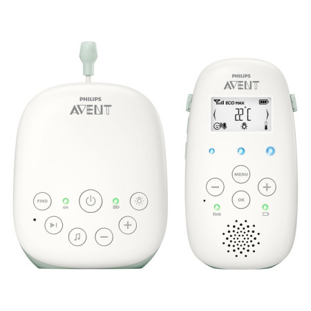Produse nou-nascut - PHILIPS SCD711/52 Avent, monitor audio, pentru copii, tip 711 DECT