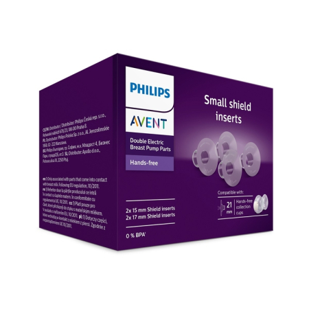 Produse nou-nascut - PHILIPS SCF554/11 Avent Hands-free, accesorii ingrijire bebe, insertii mici de protectie, 4 buc - Copie