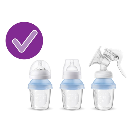 Produse nou-nascut - PHILIPS SCF619/05 Avent, recipient de pastrare, a laptelui matern, 180 ml, 5 buc