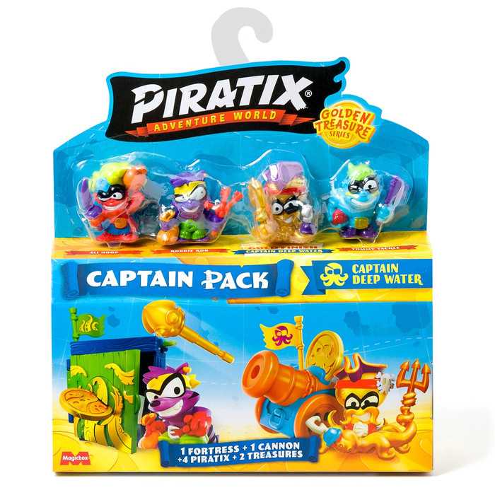Jucarii interactive - PIRATIX Golden Treasure Captain Pack, figurine