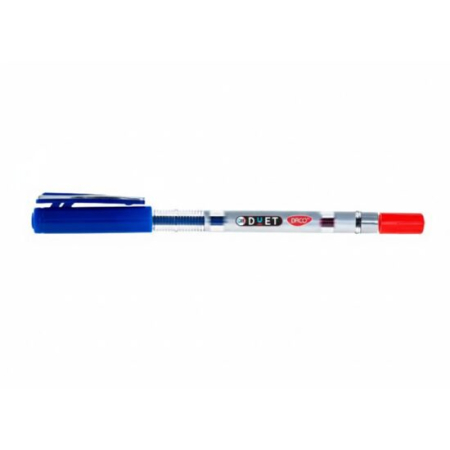 Pixuri cu bila - Pix Daco Duet PX270, 1 mm, Albastru / Rosu