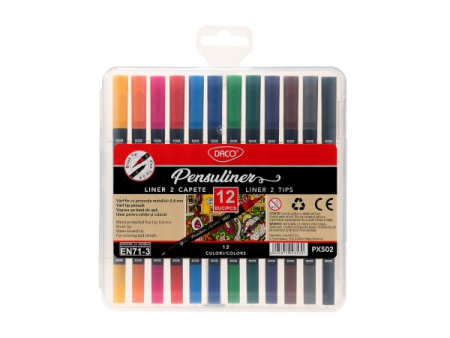 Linere - Pix Pensuliner 0.4 mm set 12 DACO