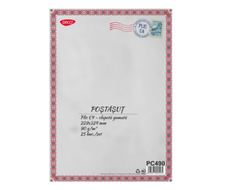Plic C4 gumat Alb PC490 DACO [1]