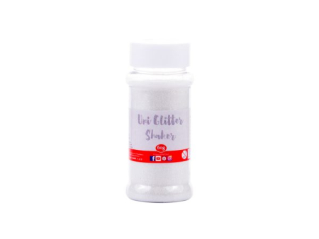 Hobby - Pudră glitter Monosărăriță alb DACO