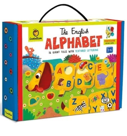 Puzzle - Puzzle educativ - The English Alphabet - Montessori