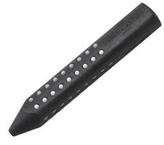 RADIERA CREION GRIP 2001 NEGRU/ALBASTRU FABER-CASTELL [1]