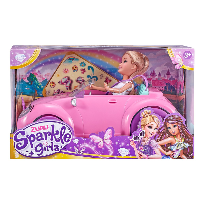 Jucarii interactive - SPARKLE GIRLZ Masina si papusa, set de joaca