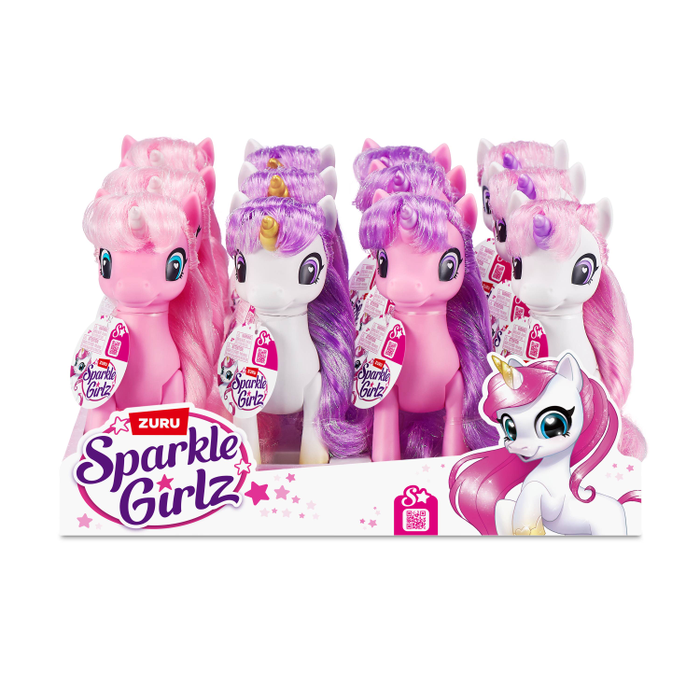 Jucarii interactive - SPARKLE GIRLZ diverse modele, figurine, unicorn mediu 17 cm
