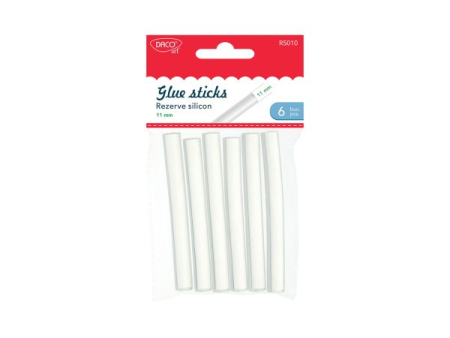 Pistoale de lipit si rezerve - Rezervă silicon 11 mm RS010 DACO