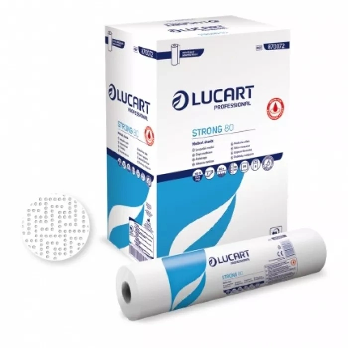 Detergenti profesionali - Rola medicala din hartie, tratata antimicrobian STRONG 80