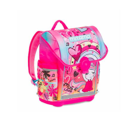 Ghiozdane - Rucsac Upside Girl Mix Music Lover Mitama