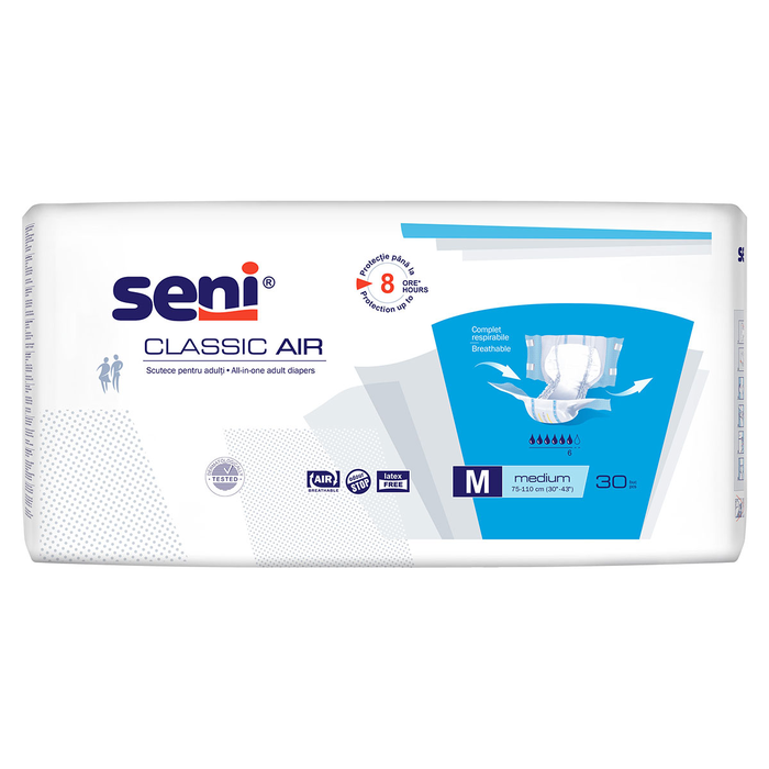 Scutece adulti - SENI Classic Air, scutece pentru adulti, M, 30 buc