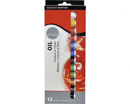 Seturi culori ulei - Set 12x12ml culori ulei Simply Daler Rowney