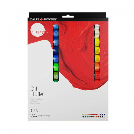 Seturi culori ulei - Set 24x12ml culori ulei Simply Daler Rowney