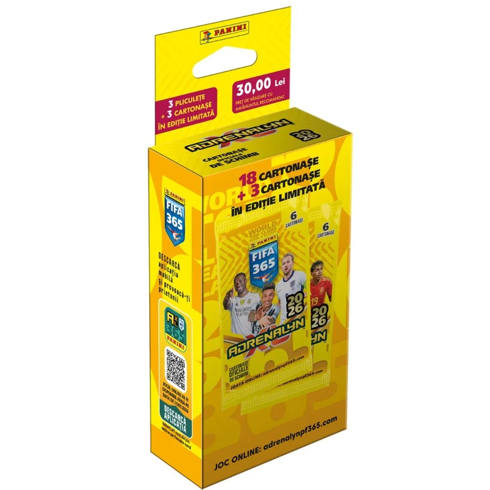 Set cartonase, Panini, Ecoblister, FIFA 365 Adrenalyne 2025-2026