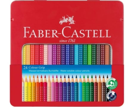Desen - Set 24 creioane colorate Grip Faber Castel 122423