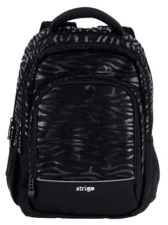 Ghiozdane - Ghiozdan Strigo Misty+ Black Tiger PL010, 24L, 39X27X18cm