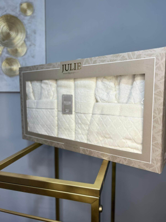 Halate - Set halat Julie Alb