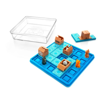 Smart Games - Cats and Boxes, joc de logica cu 60 de provocari, 7+ ani [4]