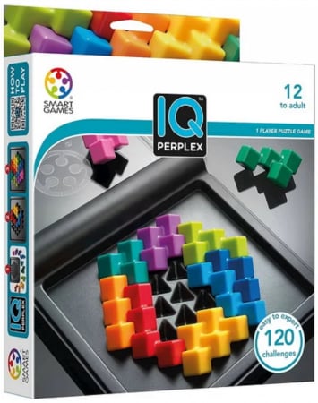IQ Games - Smart Games - IQ Perplex, joc de logica cu 120 de provocari, 12+ ani