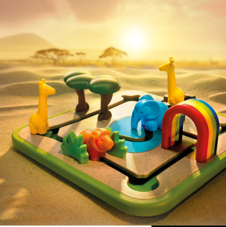 Smart Games - Safari Park Jr., joc de logica cu 60 de provocari, 3+ ani [3]