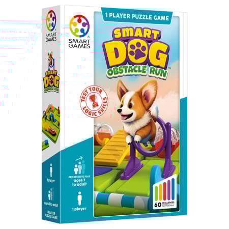 Jucarii si Seturi Creative - Smart Games - Smart Dog, joc de logica cu 60 de provocari, 7+ ani