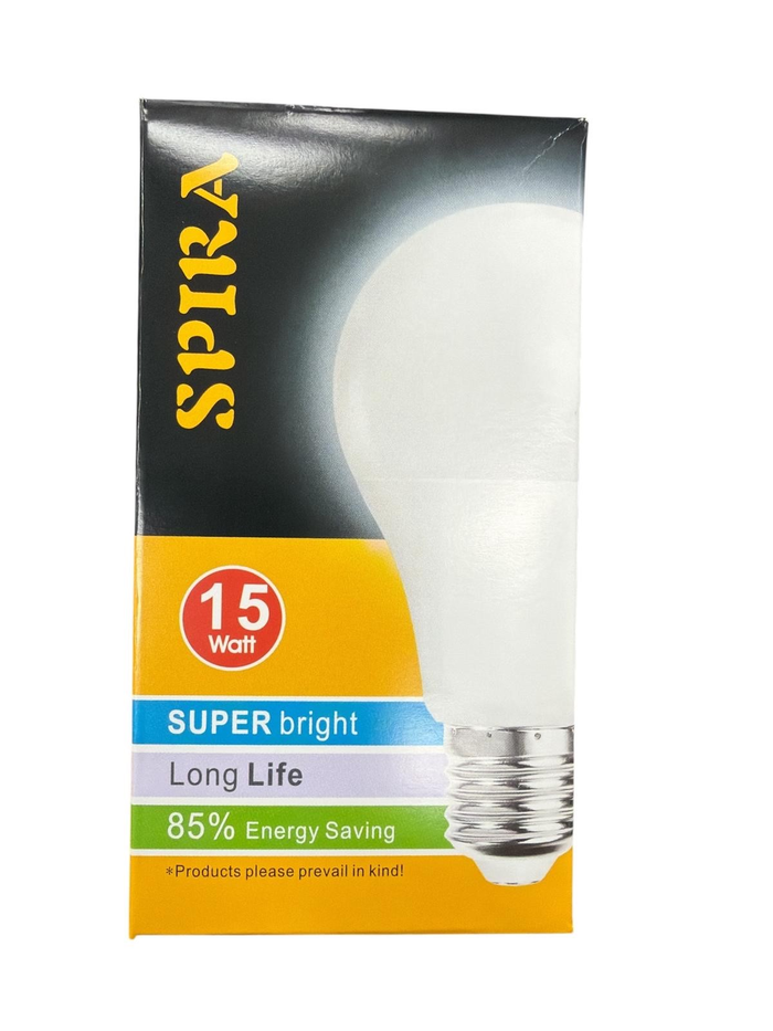 Produse de iluminat - SPIRA 15 W, bec LED, E27, 1000 lm, lumina rece 6500K, 1 buc
