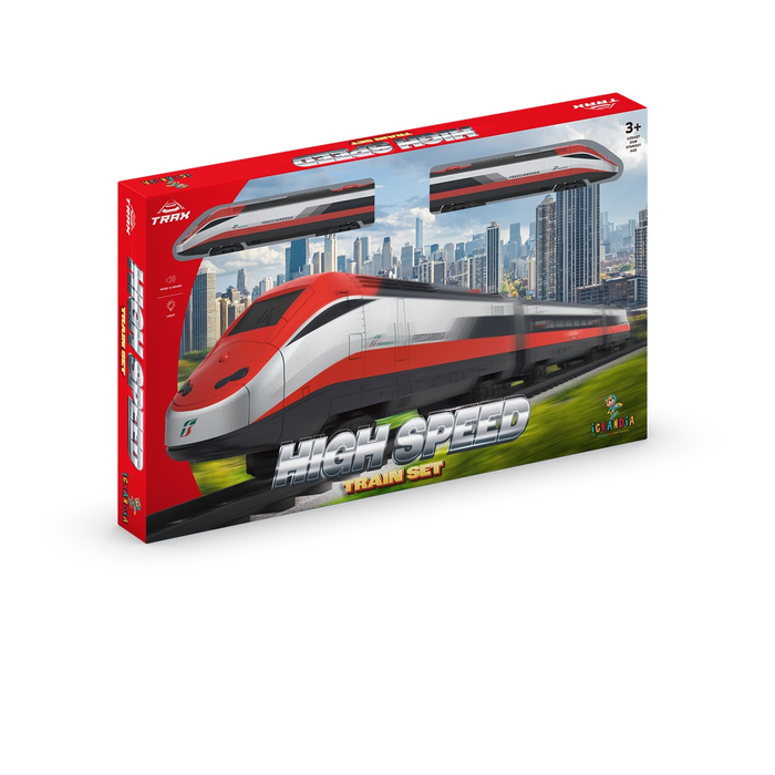 Jucarii interactive - Trax Tren high speed, set de joaca