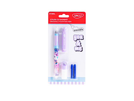 Stilouri - Stilou cu radiera YOU AND ME lila DACO