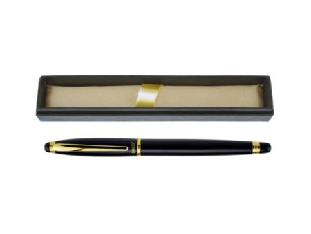 Papetarie birotica si rechizite - Stilou metalic negru/auriu DACO