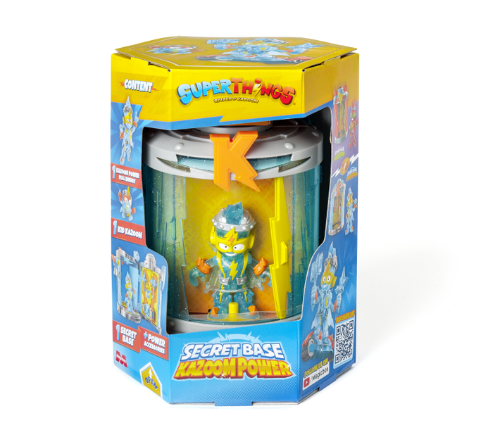 SUPERTHINGS 1 model, figurine, baza secreta Kazoom Power