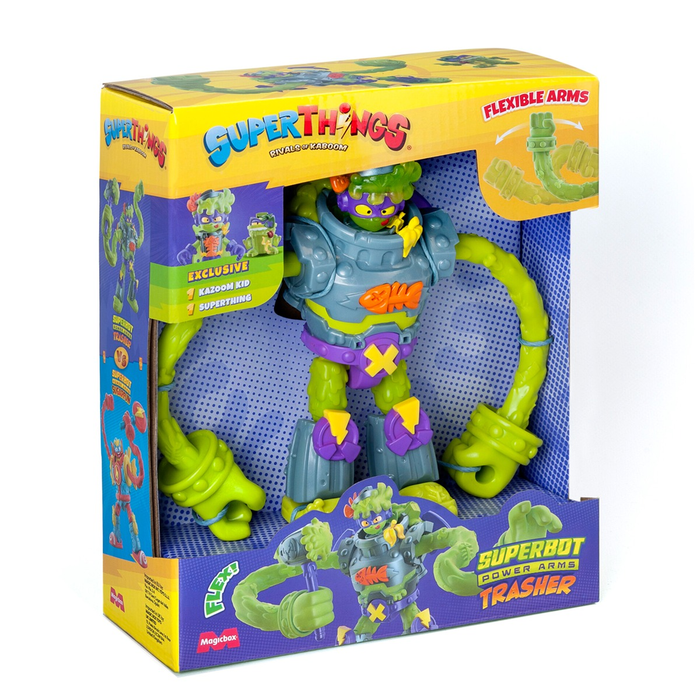 Jocuri, Jucarii si Seturi Creative - SUPERTHINGS RESCUE FORCE ROBOT TRASHER, figurine