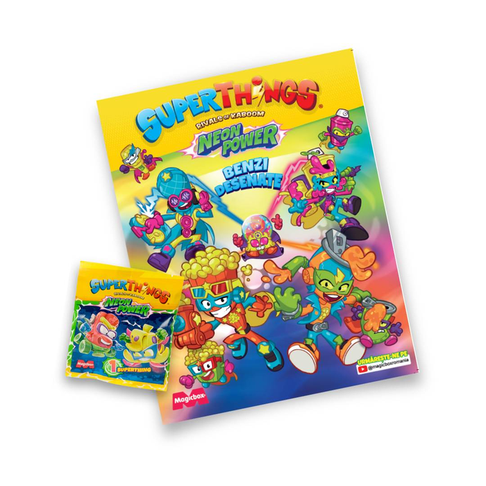 Jocuri, Jucarii si Seturi Creative - SUPERTHINGS revista, revista si jucarii, cu jucarii neon
