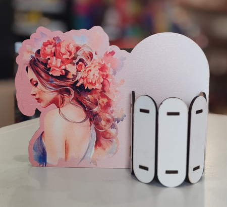 Martie - Suport MDF flori 2026 