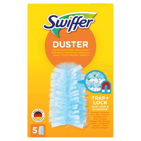 Produse curatenie - SWIFFER Trap & Lock, rezerve pamatuf, pentru curatarea prafului, 5 buc