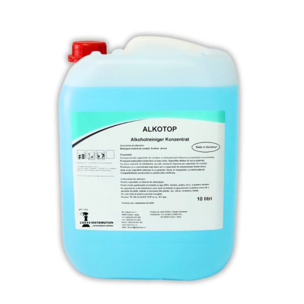 Detergenti profesionali - ALKOTOP - Agent de curatare cu alcool 10 l