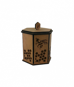 Cutii - Cutie Mdf 3 mm Miere de Albine