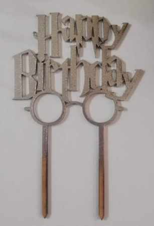 Topere tort - Topper Tort Happy Birthday Harry Potter