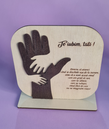 Trofee/ plachete - Trofeu cadou tata mod 1