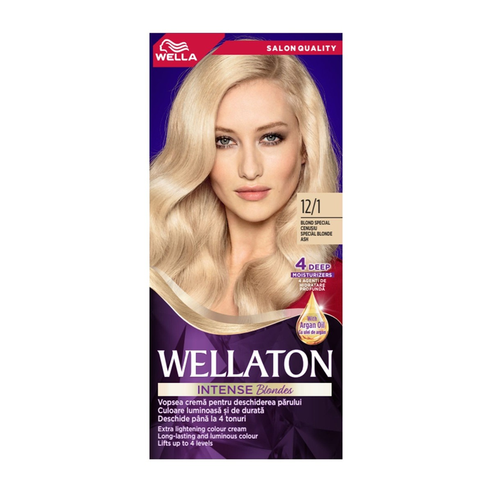 Vopsea de par - WELLATON Intense, vopsea de par, nuanta blond special cenusiu, nr 12/1