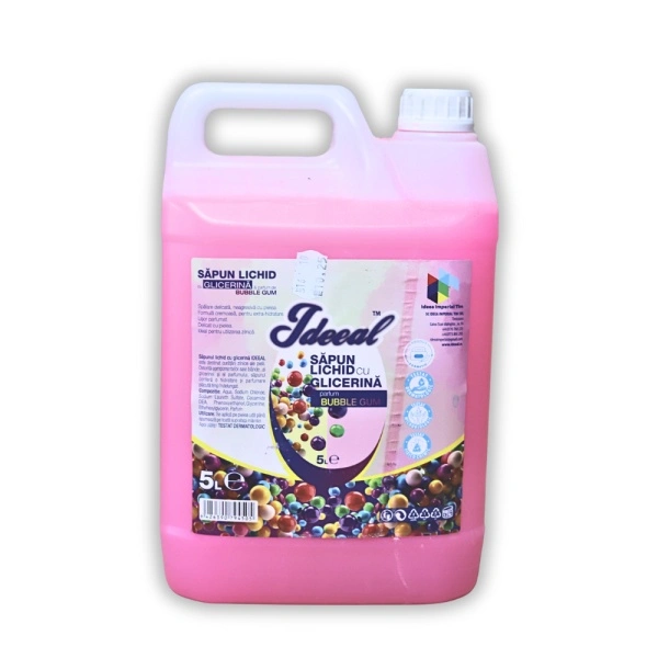 Detergenti profesionali - Bubble gum - Săpun lichid cu glicerină  / 5L