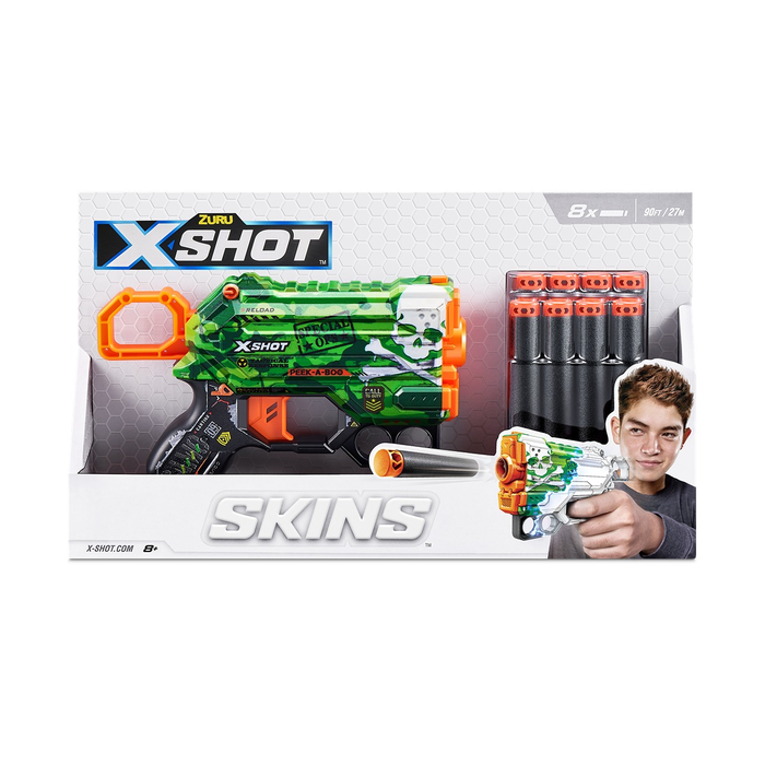 Jocuri, Jucarii si Seturi Creative - X-SHOT Blaster Dread, arma de jucarie, cu 8 proiectile, diverse modele