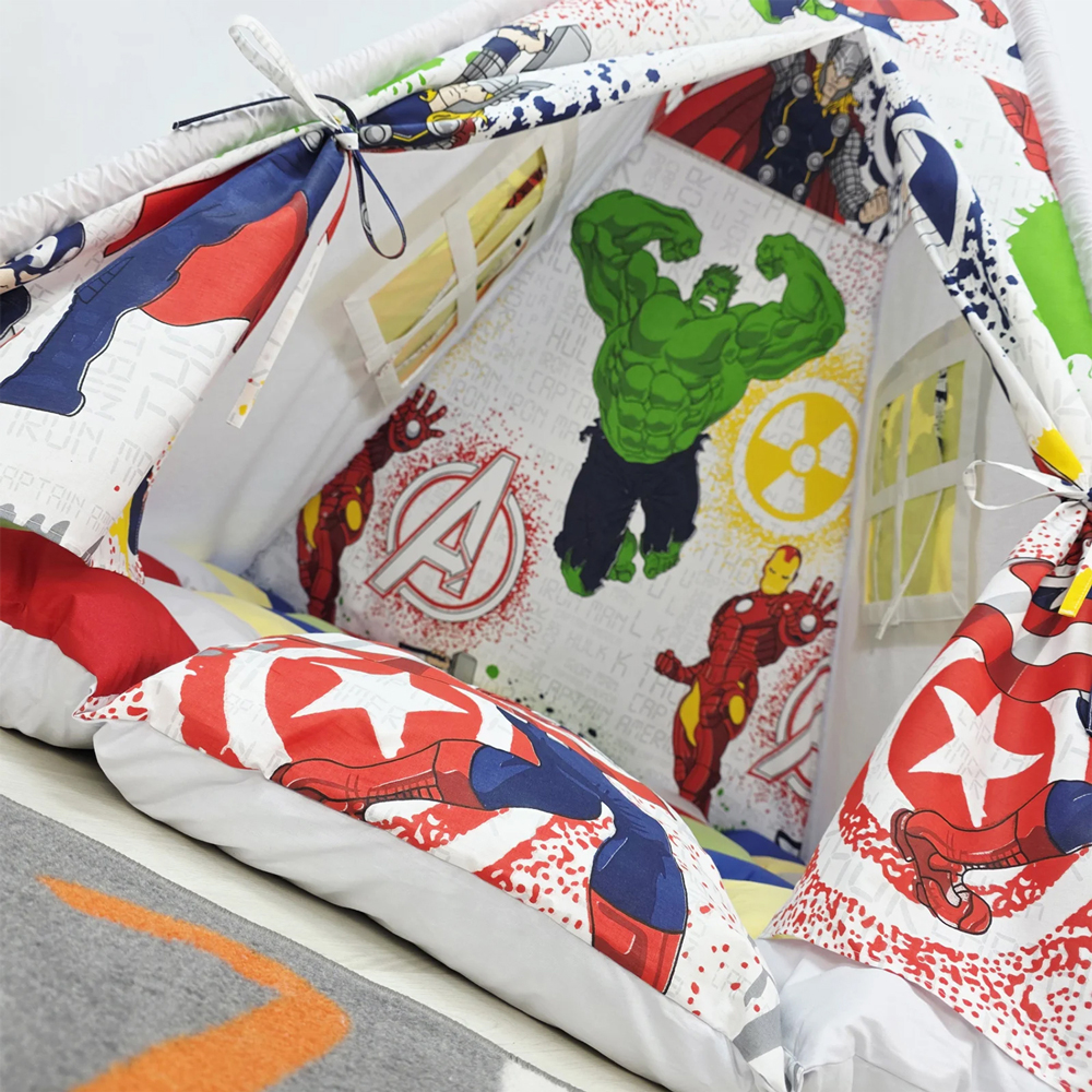 Cort de joaca teepee Avengers- Hulk, Iron Man, Thor