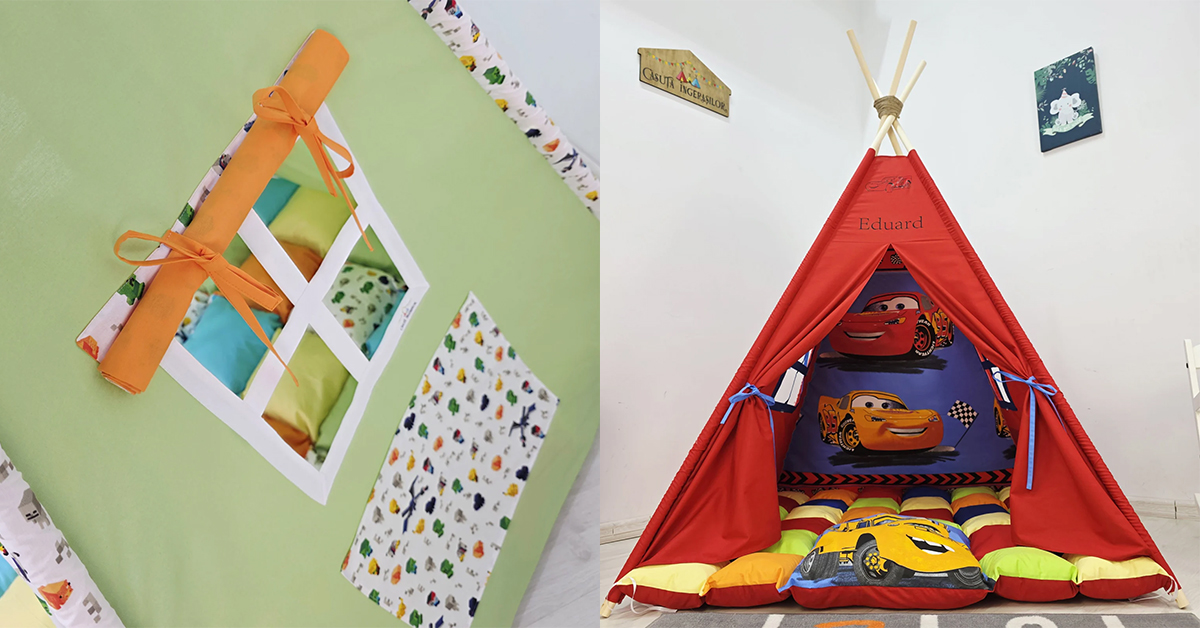 Noi personaje preferate ale copiilor au acum propriul cort de joacă