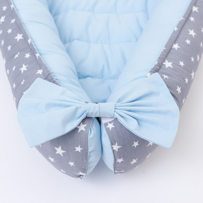 Cosulet pentru bebe Bleu cu stele [3]