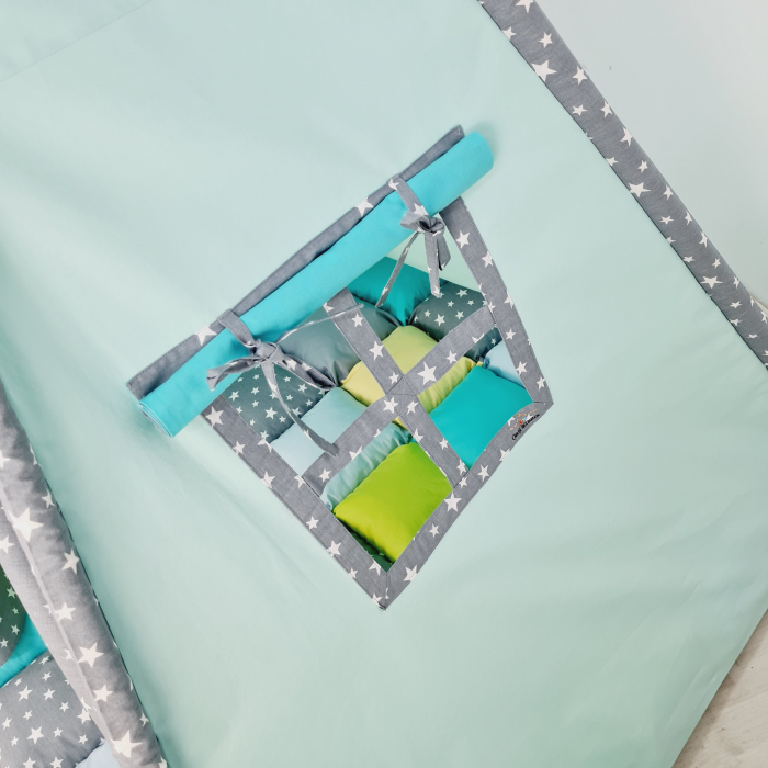 Cort de joaca teepee Milky Stars Aricel [4]