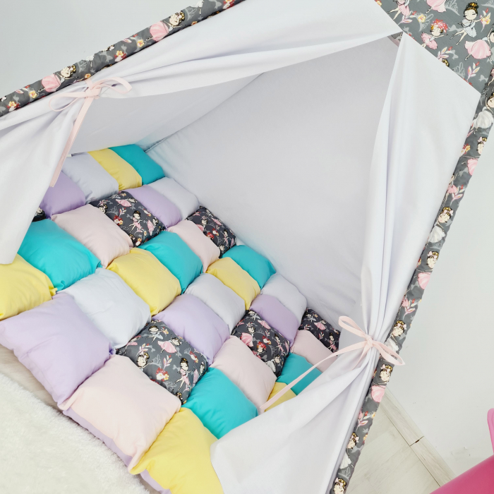 Cort teepee de joaca Balerine - gri [4]